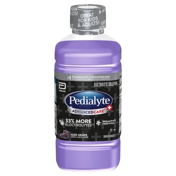 Pedialyte AdvancedCare Plus Electrolyte Solution, Iced Grape
