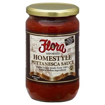 Flora Puttanesca Sauce, Imported, Homestyle