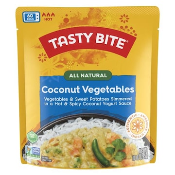 Tasty Bite Coconut Vegetables 10oz Coconut-infused vegetable curry