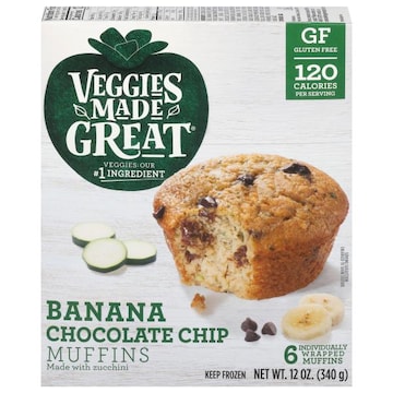 Veggies Made Great Banana Chocolate Chip Muffins