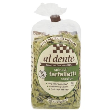 Al Dente Noodles, Spinach, Farfalletti