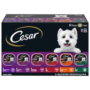 Cesar Canine Cuisine, 6 Flavors