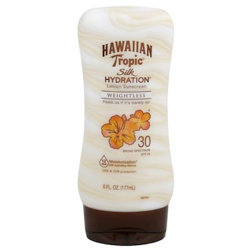 Hawaiian Tropic Silk Hydration Lotion Sunscreen, Weightless, Broad Spectrum SPF 30