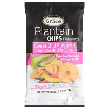 Grace Chips, Plantain, Sweet Chili Flavored