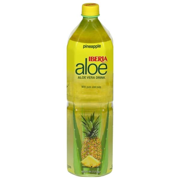 Iberia Aloe Vera Drink with Pure Aloe Pulp Pineapple Publix Super Markets