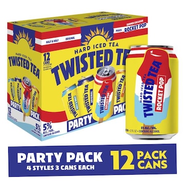 Twisted Tea Hard Iced Tea, Party Pack Variety