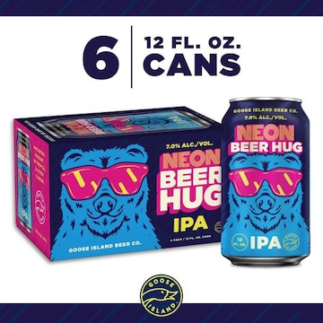 Goose Island Beer Co. Neon Beer Hug Ipa