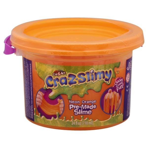 Cra-Z-Art Crazslimy Pre-Made Slime, Neon Orange | Publix Super Markets