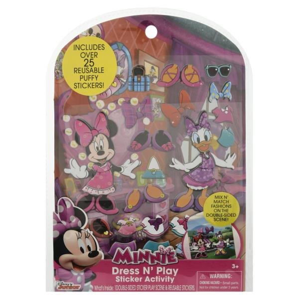 Tara Toy Sticker Activity, Dress N' Play, Minnie