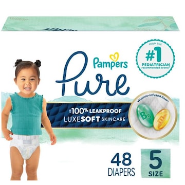 Pampers Pure Protection Diapers Size 5