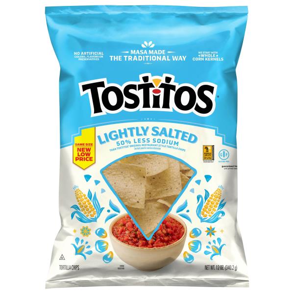 lightly salted tostitos
