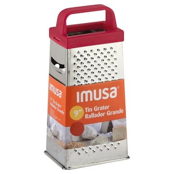 Imusa Grater, Tin, 9 Inch
