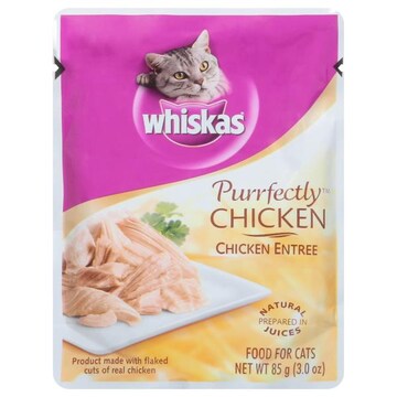 Whiskas Purrfectly Food for Cats, Chicken Entree