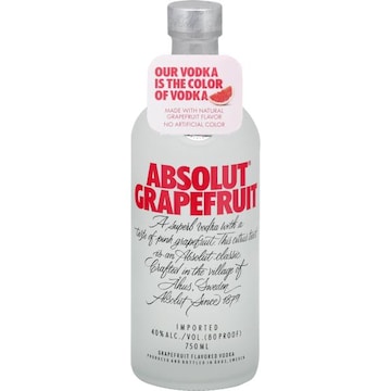 Absolut Vodka, Grapefruit Flavored, Imported