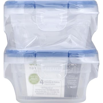 Snapware Total Solution Food Storage, Plastic, 1.34 Cup, Value Pack