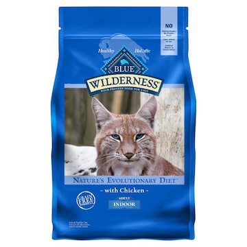 Blue Buffalo Blue Wilderness Food For Cats, with Chicken, Indoor, Adult, Natures Evolutionary Diet
