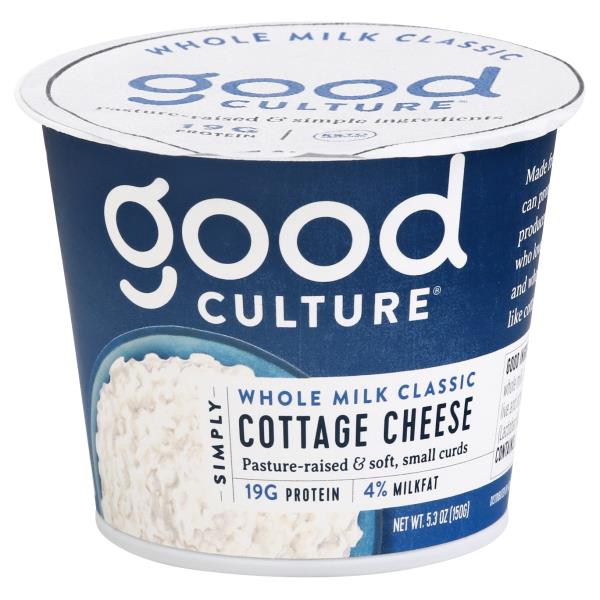 Good Culture Cottage Cheese, Simply, Whole Milk Classic Publix Super