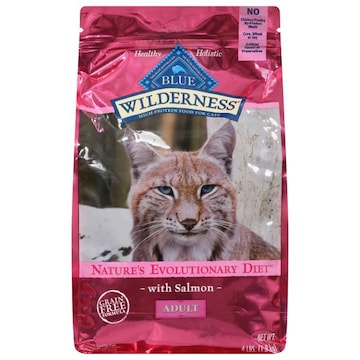 Blue Buffalo Wilderness Food for Cats, High-Protein, Nature's Evolutionary Diet, With Salmon, Adult
