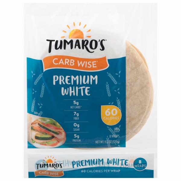 Tumaro's Carb Wise Wraps, Premium White Publix Super Markets