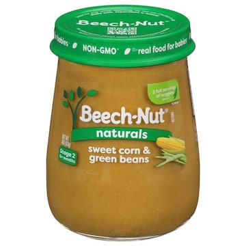 Beech-Nut Naturals Stage 2 (6+ months) Sweet Corn & Green Beans
