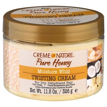 Creme of Nature Twisting Cream, Pure Honey, Moisture Whip