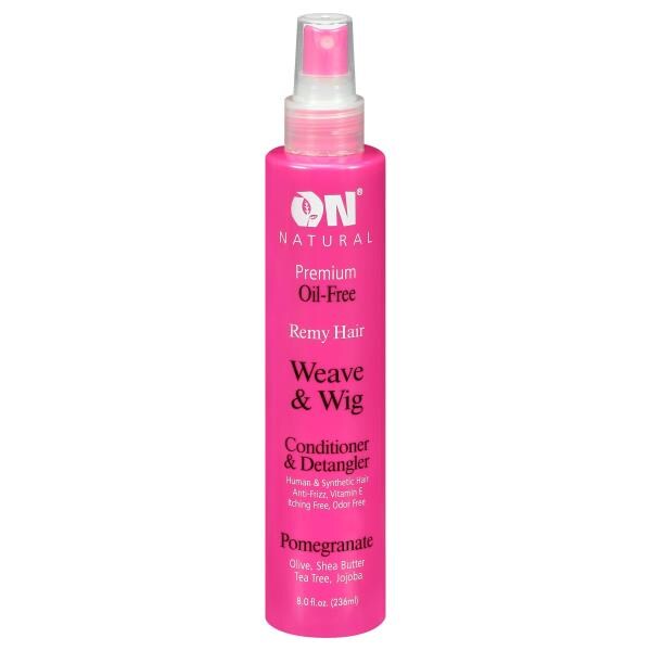 Stay On Satin Conditioner & Detangler, Pomegranate, Weave & Wig, Remy