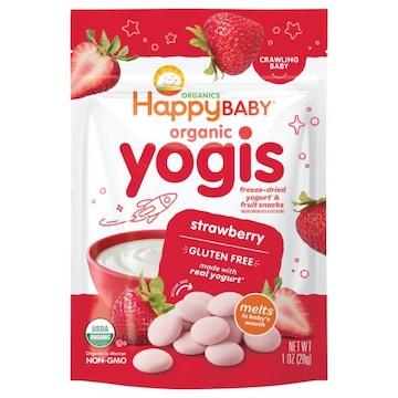 HappyBaby Organics Organic Crawling Baby Strawberry Yogis