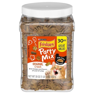 Friskies Cat Treats, Original Crunch, Party Mix