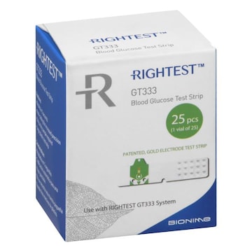 Bionime Blood Glucose Test Strips 25ct