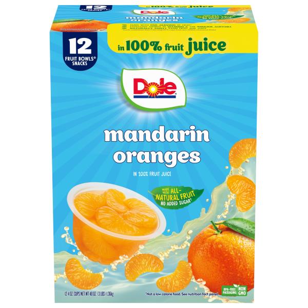 Dole Mandarin Oranges In 100 Fruit Juice Publix Super Markets