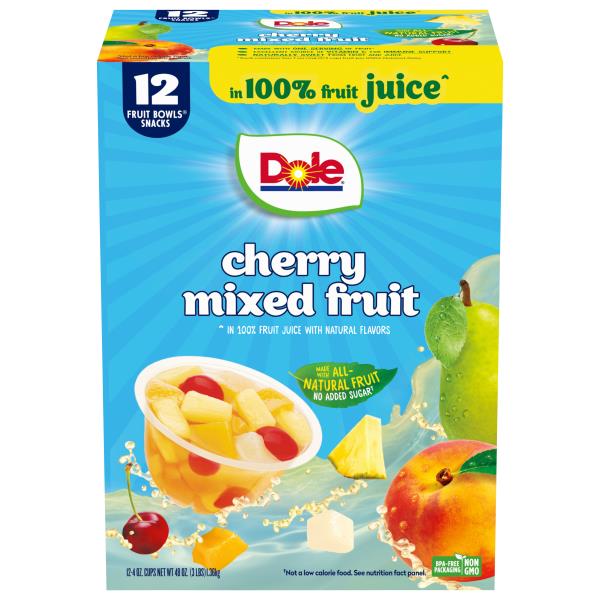 Dole Cherry Mixed Fruit, in 100 Fruit Juice Publix Super Markets