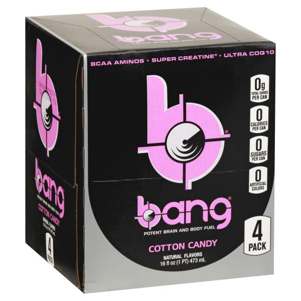 Bang Brain and Body Fuel, Potent, Cotton Candy Publix Super Markets