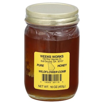 Weeks Works Wildflower Comb, Pure Honey