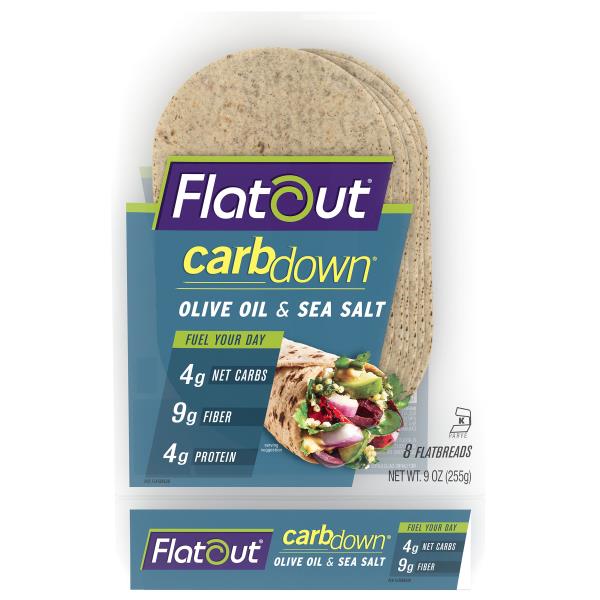 Flatout Carbdown Flatbreads, Olive Oil & Sea Salt Publix Super Markets