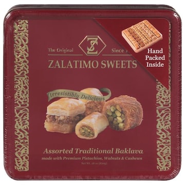 Zalatimo Sweets Baklava, Assorted, Traditional