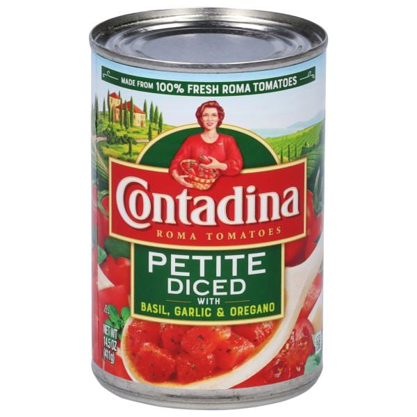Contadina Tomatoes, Roma, Petite Diced Publix Super Markets
