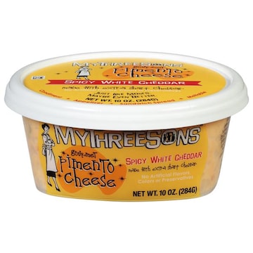 MyThreeSons Pimento Cheese, Gourmet, Spicy White Cheddar