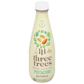 Three Trees Nutmilk, Organic, Pistachio, Unsweetened