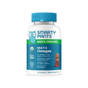 SmartyPants Organic Men's Formula Multivitamin Gummies