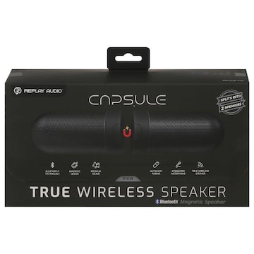 Replay Audio Capsule Speaker, True Wireless, Magnetic, Bluetooth
