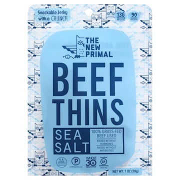 New Primal Beef Thins, Sea Salt