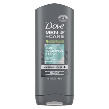 Dove Relaxing Blue Eucalyptus + Birch Body and Face Wash