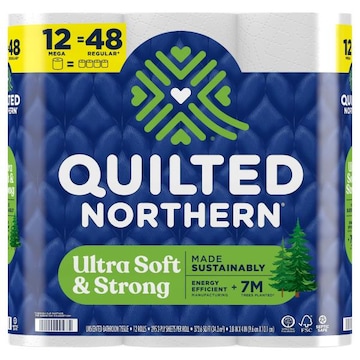 Quilted Northern Toilet Paper, Unscented, Mega Rolls, 2-Ply