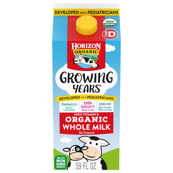 Horizon Organic Growing Years Milk, Organic, Whole | Publix Super