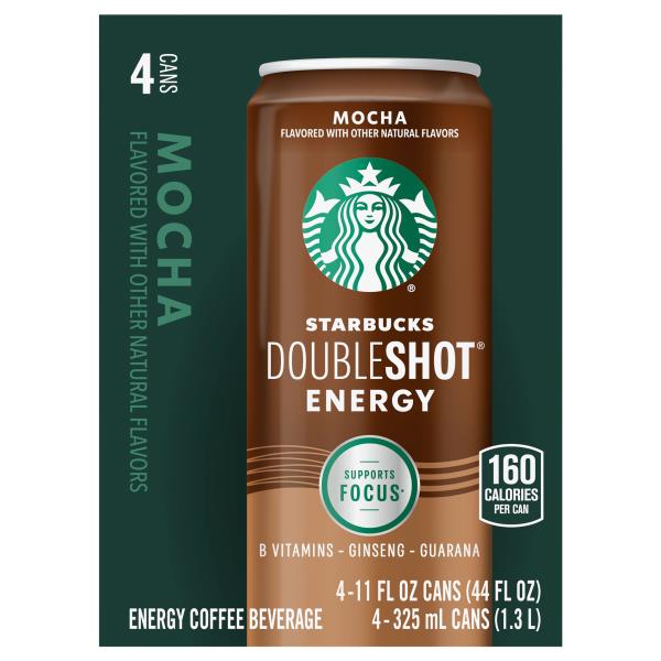 Starbucks Double Shot Energy Coffee Beverage, Mocha | Publix Super