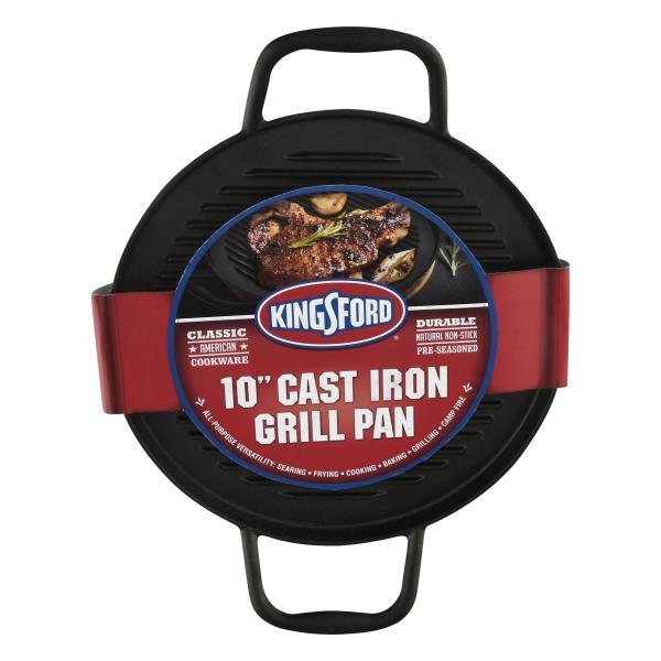 Kingsford Grill Pan, Cast Iron, 10 Inch Publix Super Markets