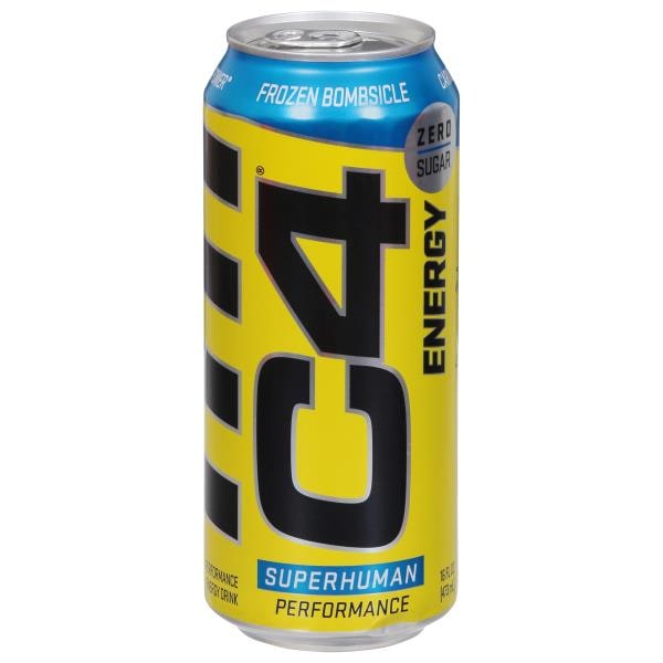 C4 Energy Drink, Performance, Zero Sugar, Frozen Bombsicle | Publix ...