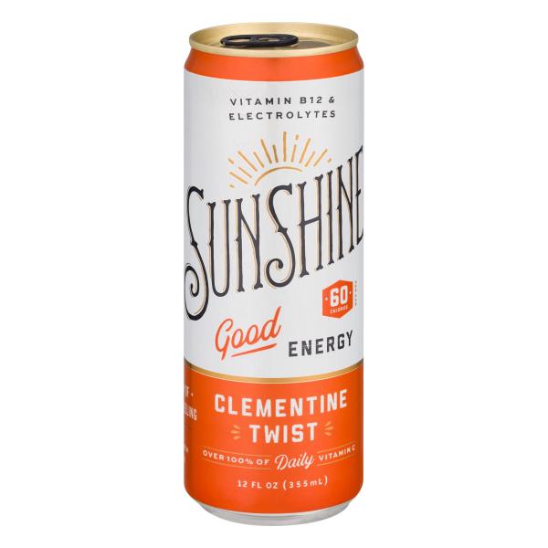 Sunshine Energy Drink, Clementine Twist Publix Super Markets