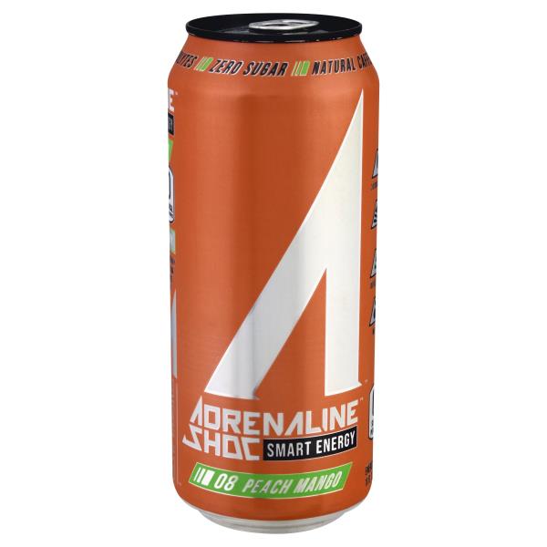 Adrenaline Shoc Smart Energy Energy Drink, 08 Peach Mango | Publix ...