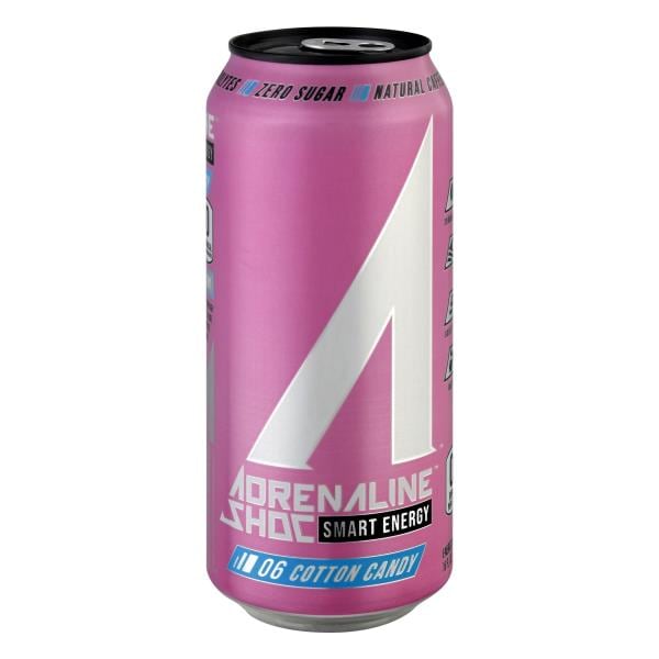 Adrenaline Shoc Smart Energy Energy Drink, 06 Cotton Candy Publix